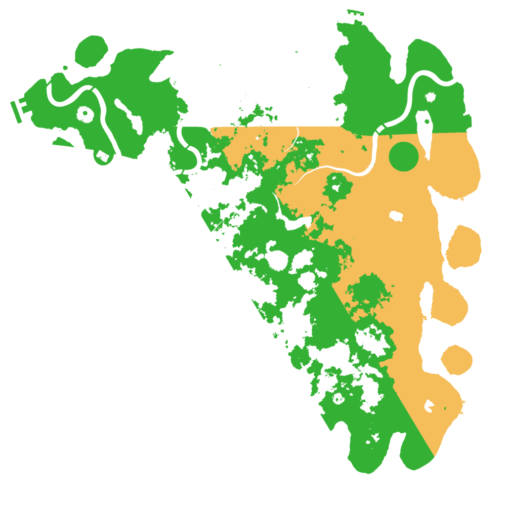 Biome Rust Map: Procedural Map, Size: 4500, Seed: 402566977