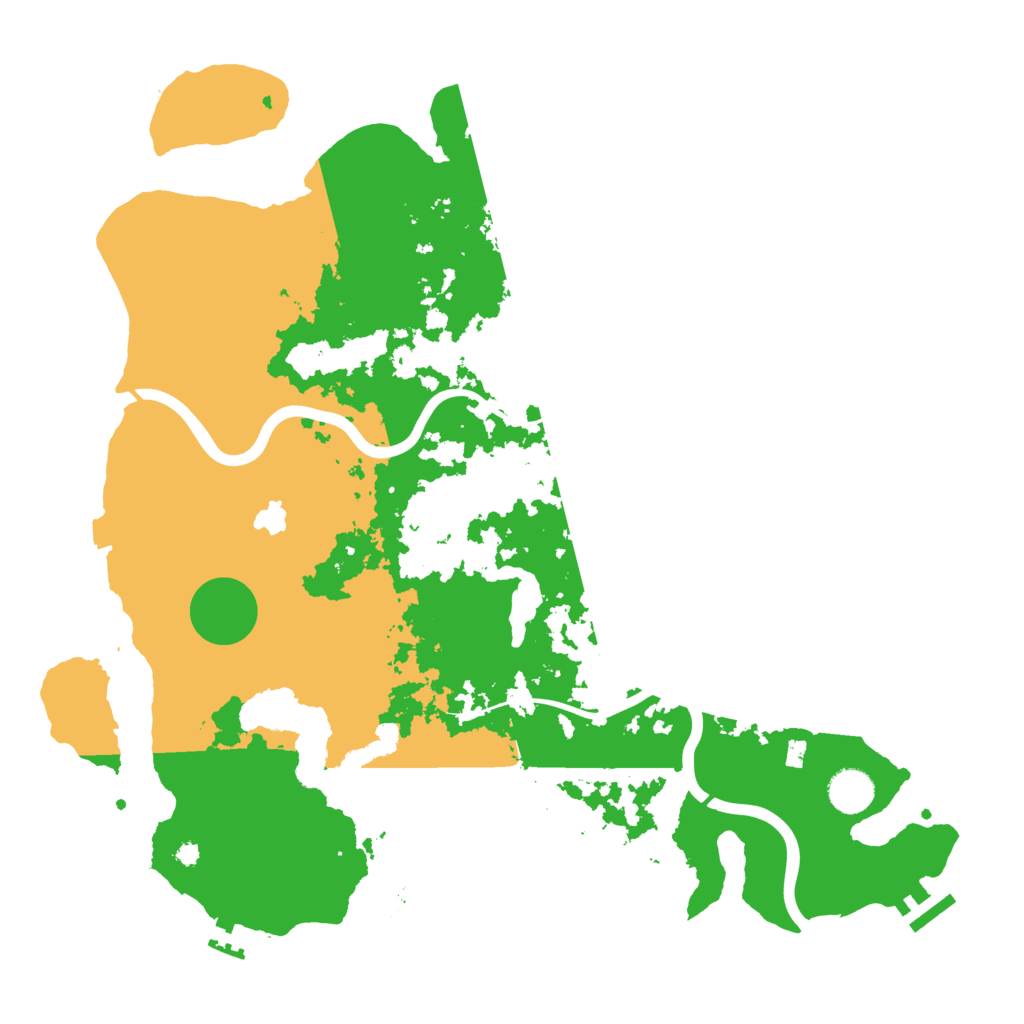 Biome Rust Map: Procedural Map, Size: 4000, Seed: 20241213