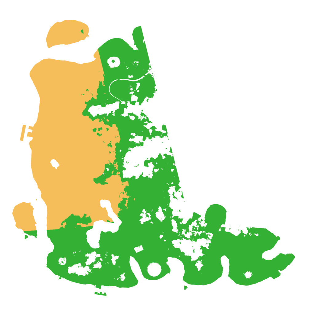 Biome Rust Map: Procedural Map, Size: 4000, Seed: 20241213