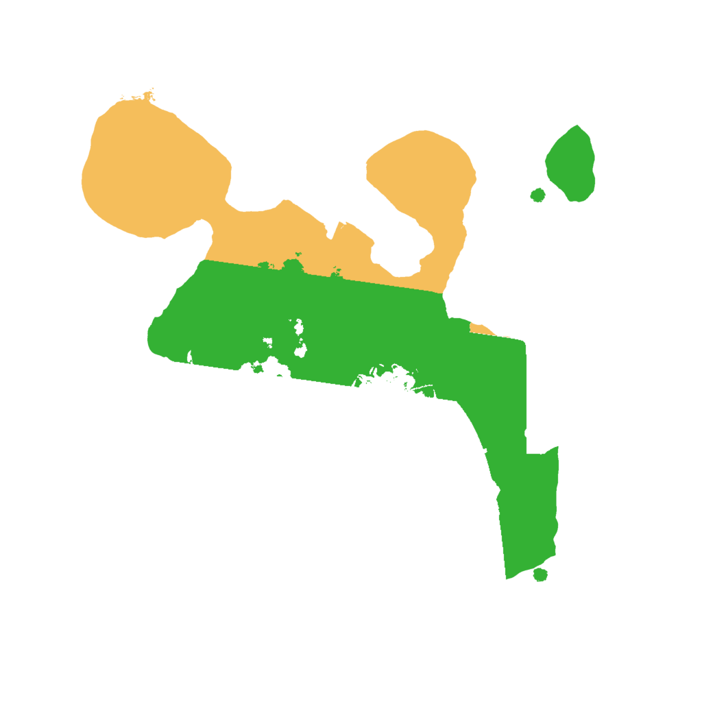 Biome Rust Map: Procedural Map, Size: 2000, Seed: 2115811540