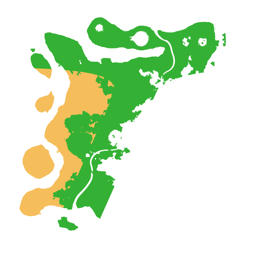 Biome Rust Map: Procedural Map, Size: 3000, Seed: 2656