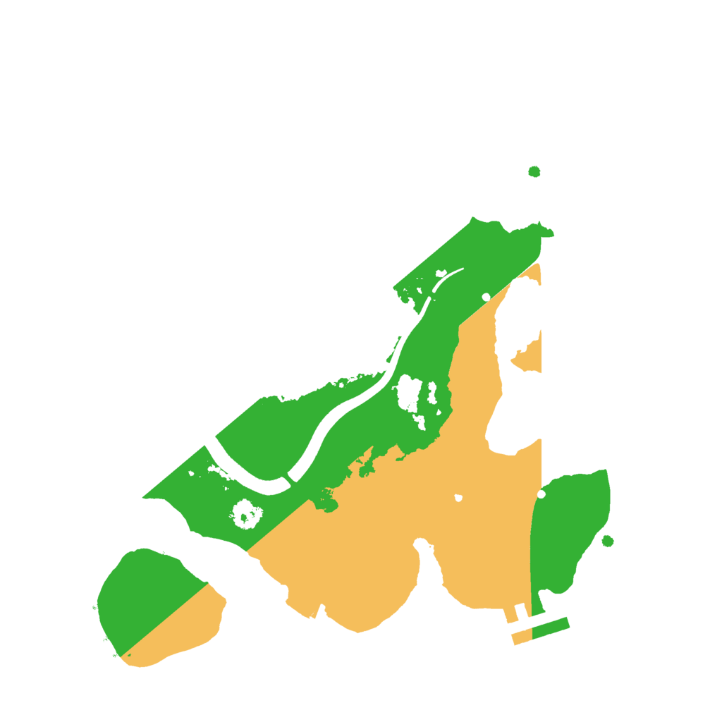 Biome Rust Map: Procedural Map, Size: 2500, Seed: 1711397537