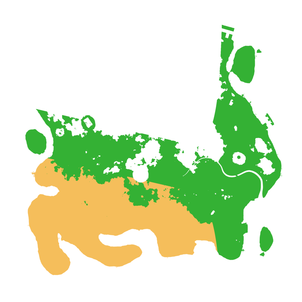 Biome Rust Map: Procedural Map, Size: 3500, Seed: 846252303