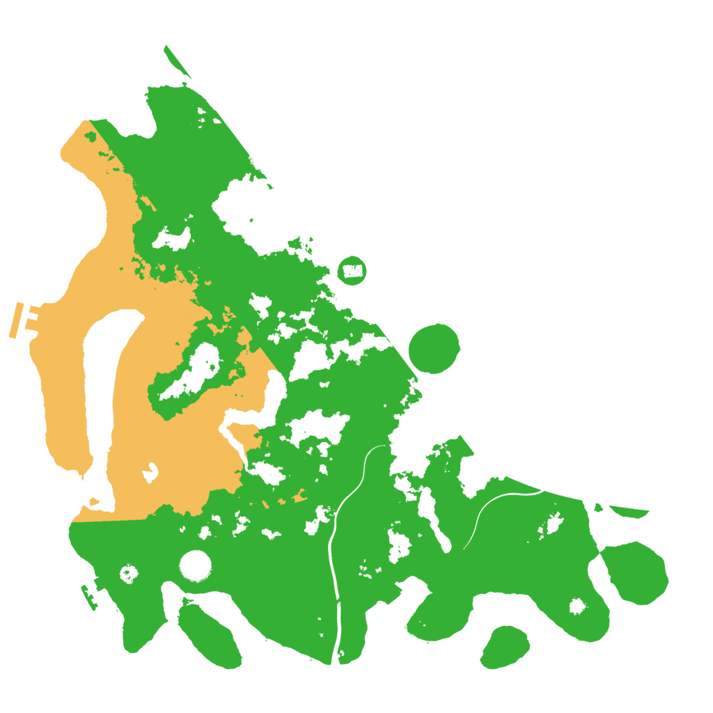 Biome Rust Map: Procedural Map, Size: 4000, Seed: 34878107