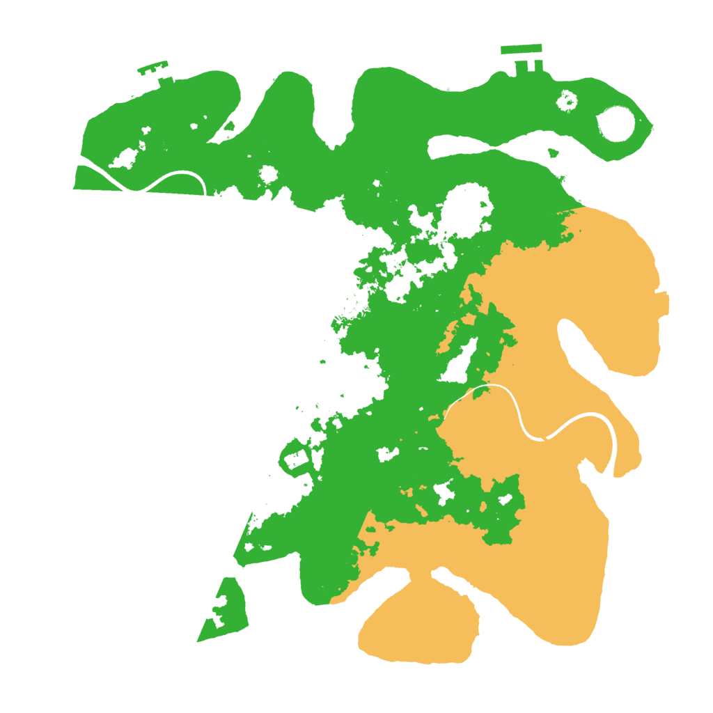 Biome Rust Map: Procedural Map, Size: 3500, Seed: 768547405