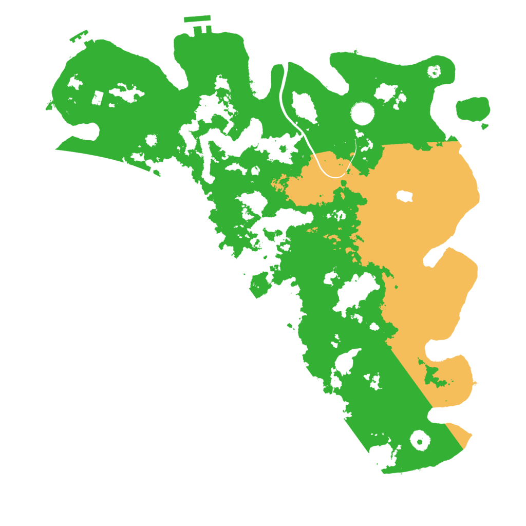Biome Rust Map: Procedural Map, Size: 4000, Seed: 74023302