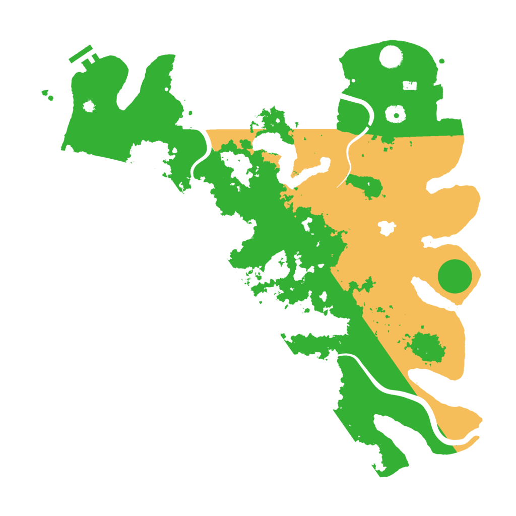 Biome Rust Map: Procedural Map, Size: 4000, Seed: 1699642927