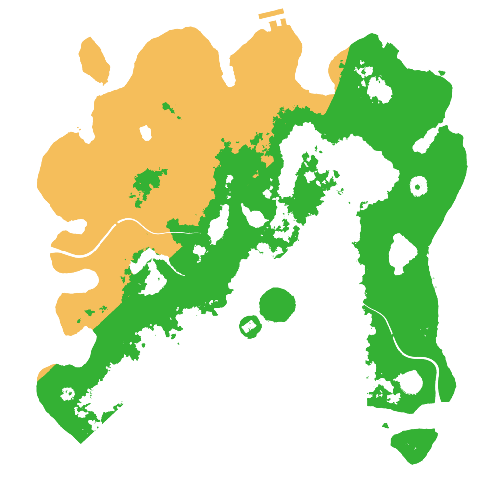 Biome Rust Map: Procedural Map, Size: 4000, Seed: 685040766