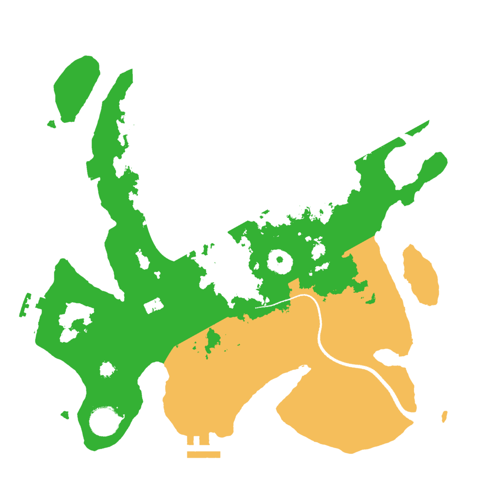 Biome Rust Map: Procedural Map, Size: 3000, Seed: 207572968