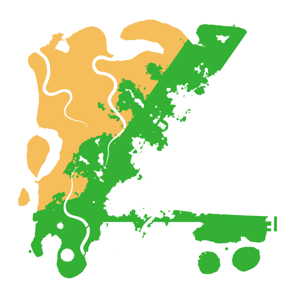 Biome Rust Map: Procedural Map, Size: 3999, Seed: 1870929678