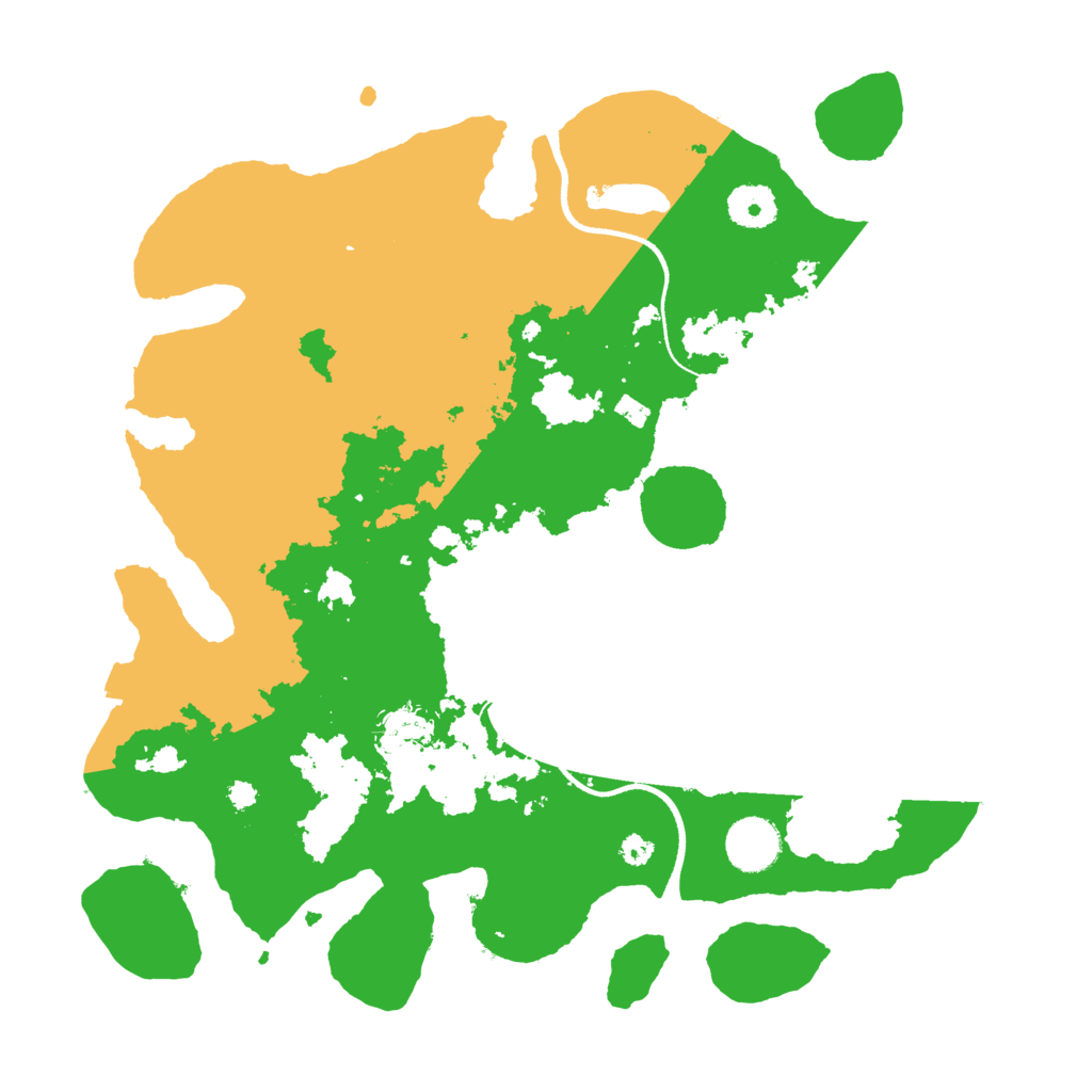 Biome Rust Map: Procedural Map, Size: 3500, Seed: 1319963415