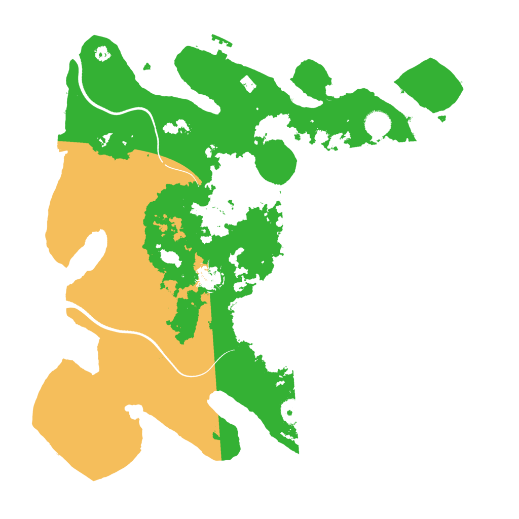 Biome Rust Map: Procedural Map, Size: 3500, Seed: 462158381