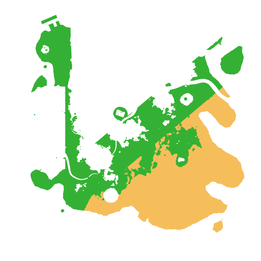 Biome Rust Map: Procedural Map, Size: 3200, Seed: 1582009237
