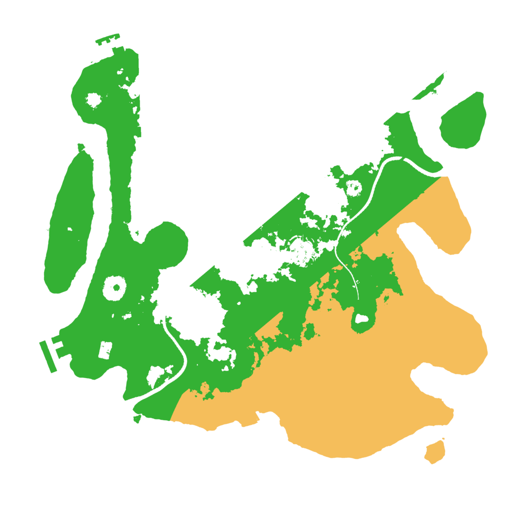 Biome Rust Map: Procedural Map, Size: 3200, Seed: 1582009237