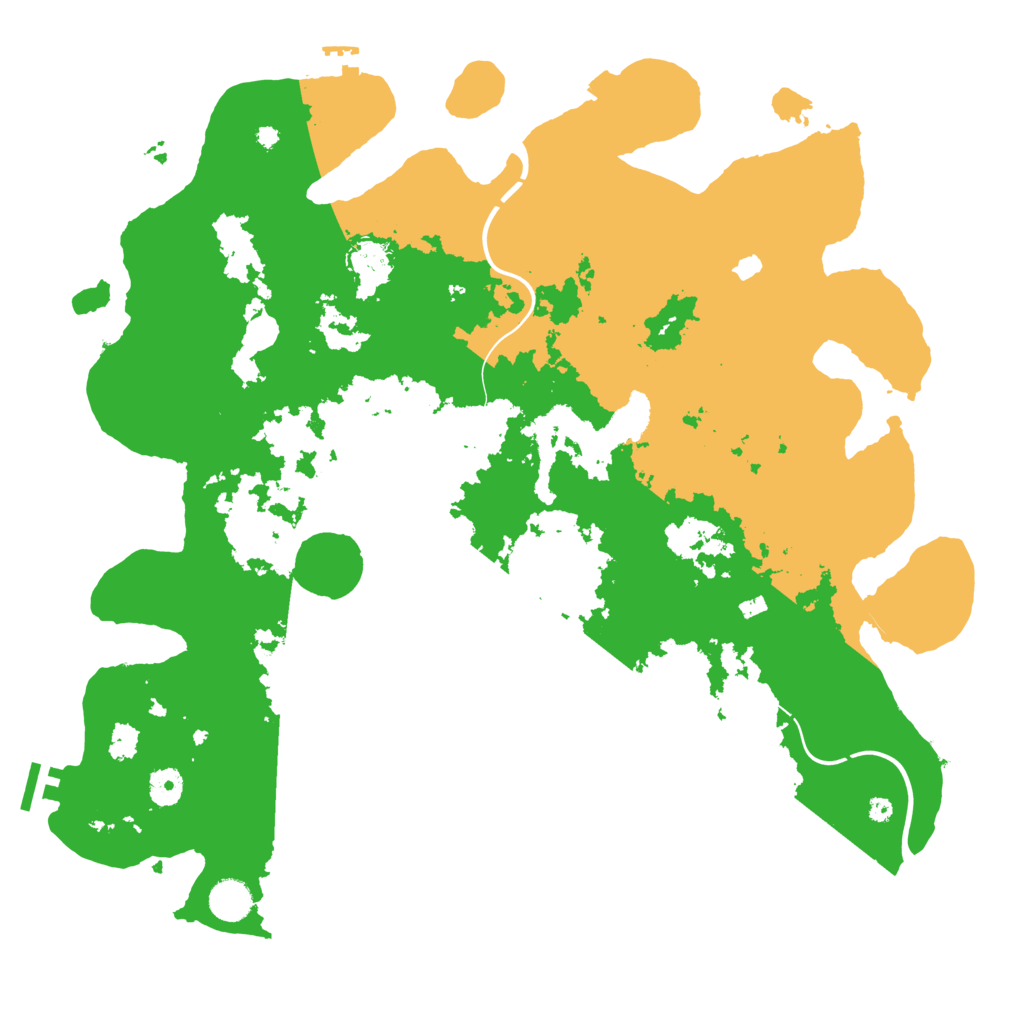 Biome Rust Map: Procedural Map, Size: 4250, Seed: 335268778