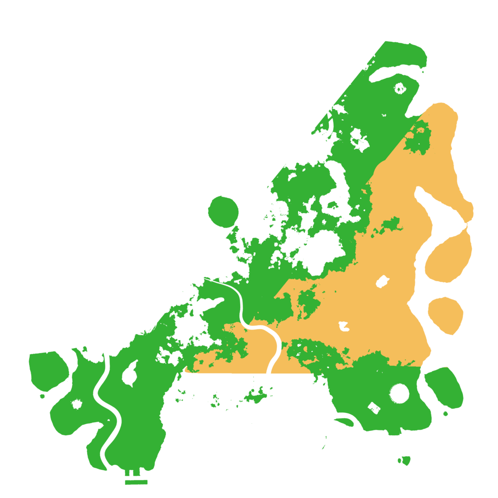 Biome Rust Map: Procedural Map, Size: 4500, Seed: 63816544