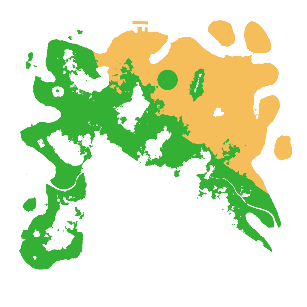 Biome Rust Map: Procedural Map, Size: 4000, Seed: 384530871