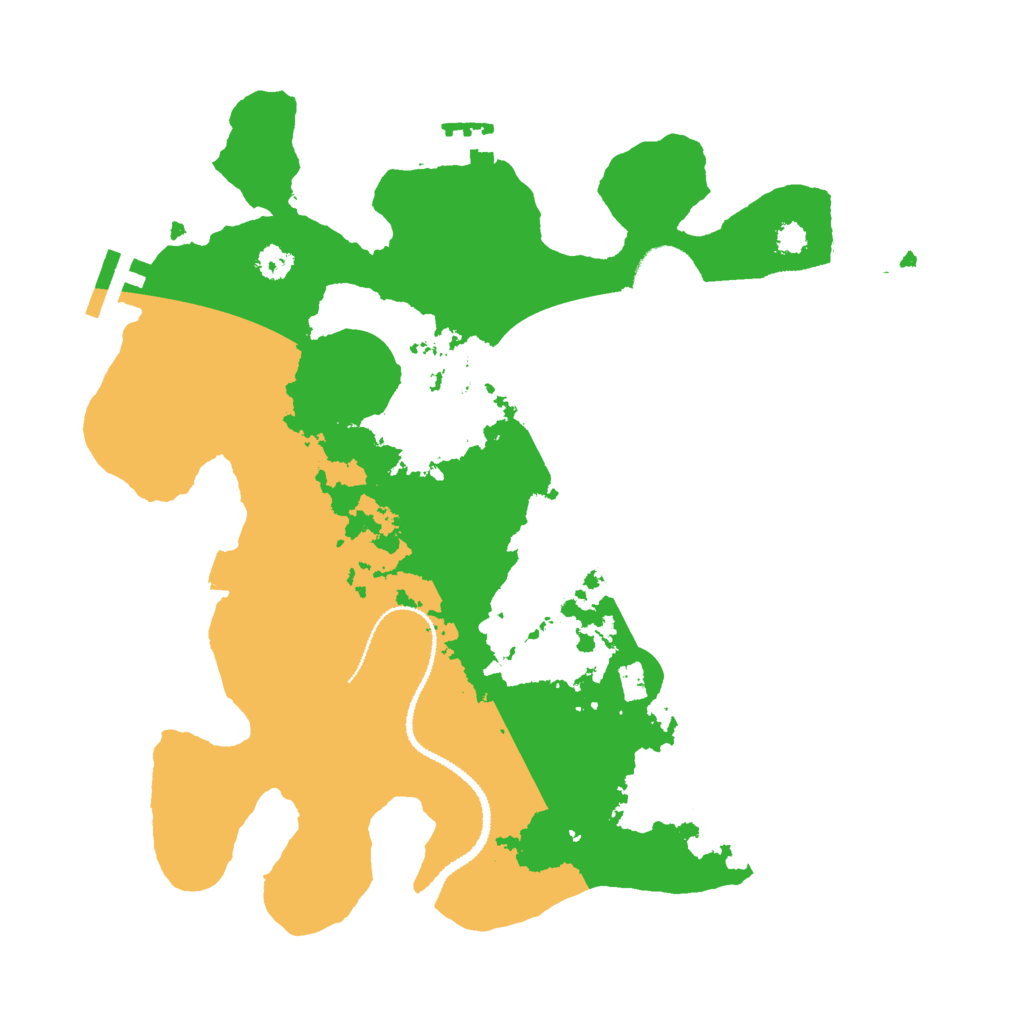 Biome Rust Map: Procedural Map, Size: 3000, Seed: 93855