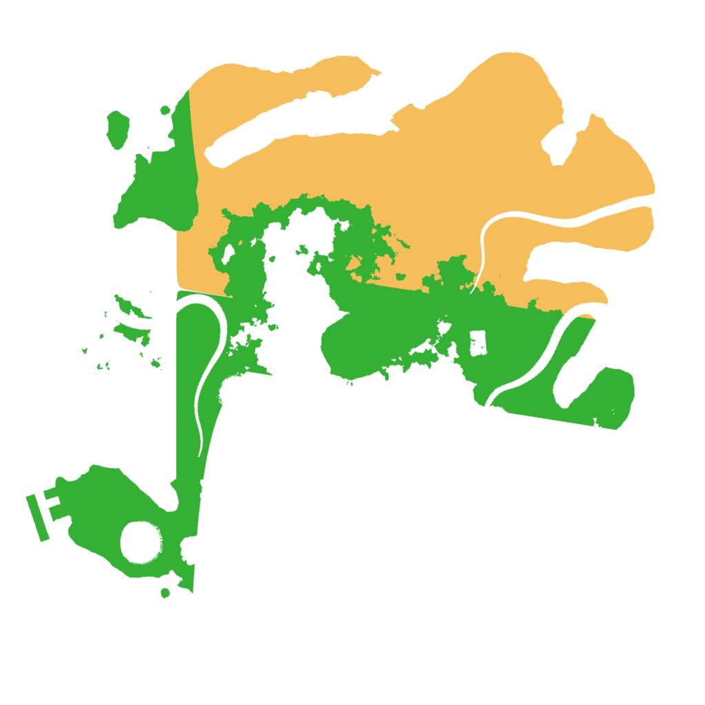 Biome Rust Map: Procedural Map, Size: 3000, Seed: 1003883782