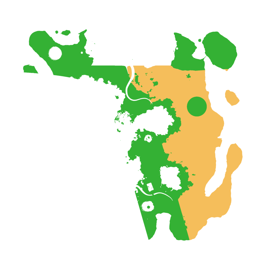 Biome Rust Map: Procedural Map, Size: 3500, Seed: 1375619307