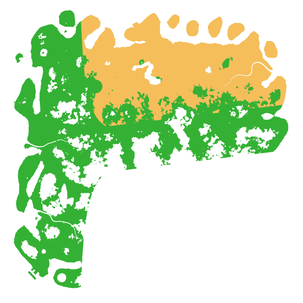 Biome Rust Map: Procedural Map, Size: 6000, Seed: 501787710