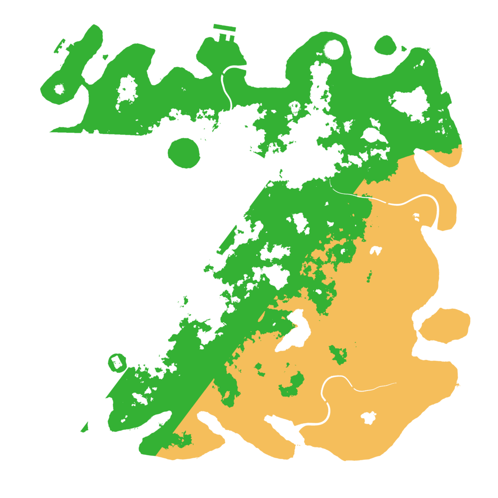 Biome Rust Map: Procedural Map, Size: 4500, Seed: 1614408992
