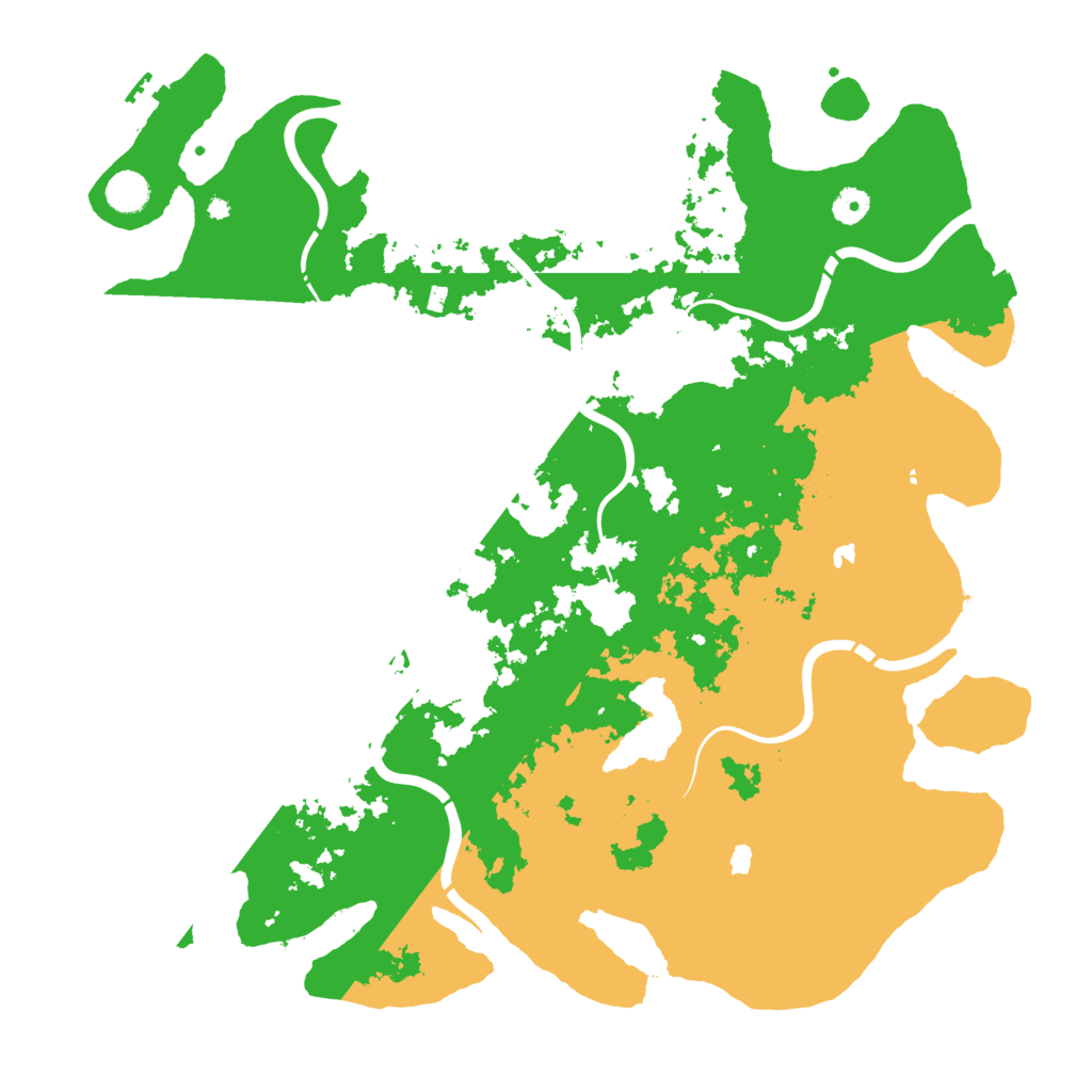 Biome Rust Map: Procedural Map, Size: 4500, Seed: 1614408992