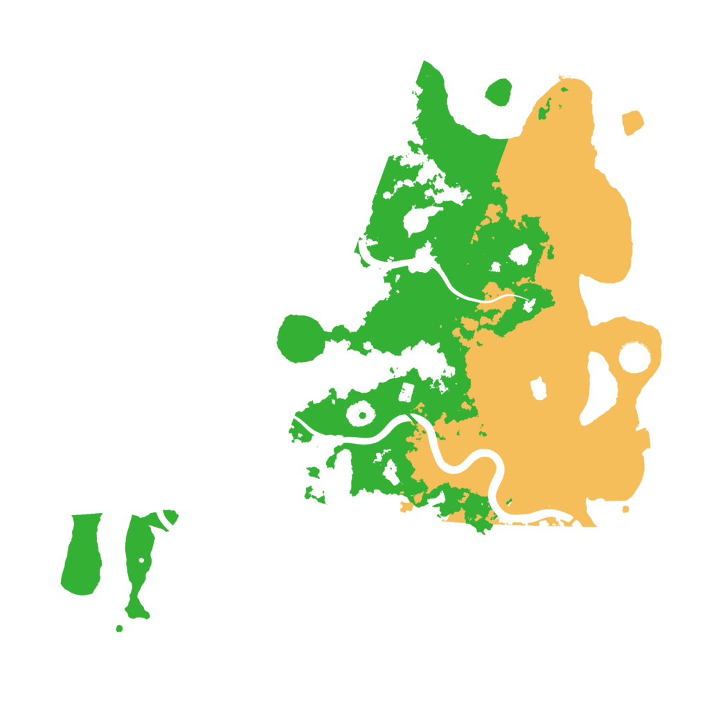 Biome Rust Map: Procedural Map, Size: 4000, Seed: 299987