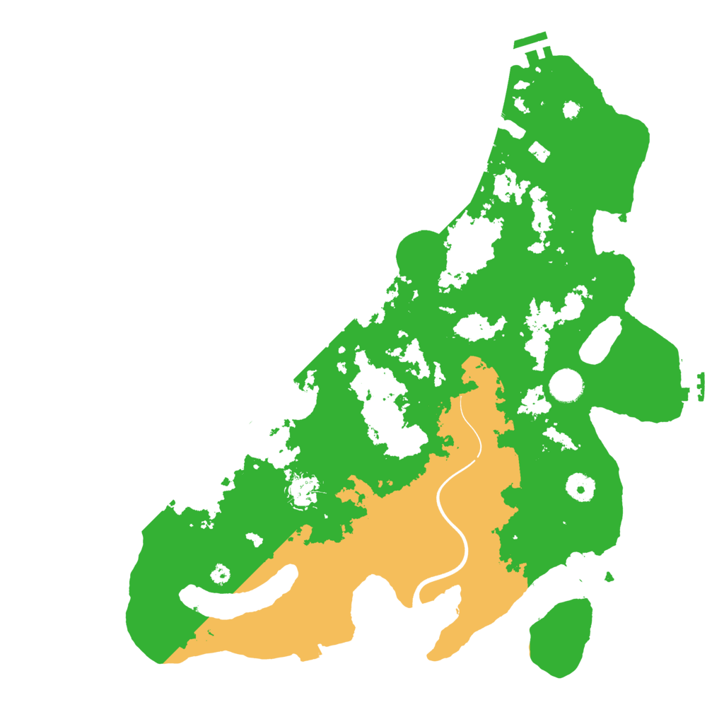Biome Rust Map: Procedural Map, Size: 3800, Seed: 686273186