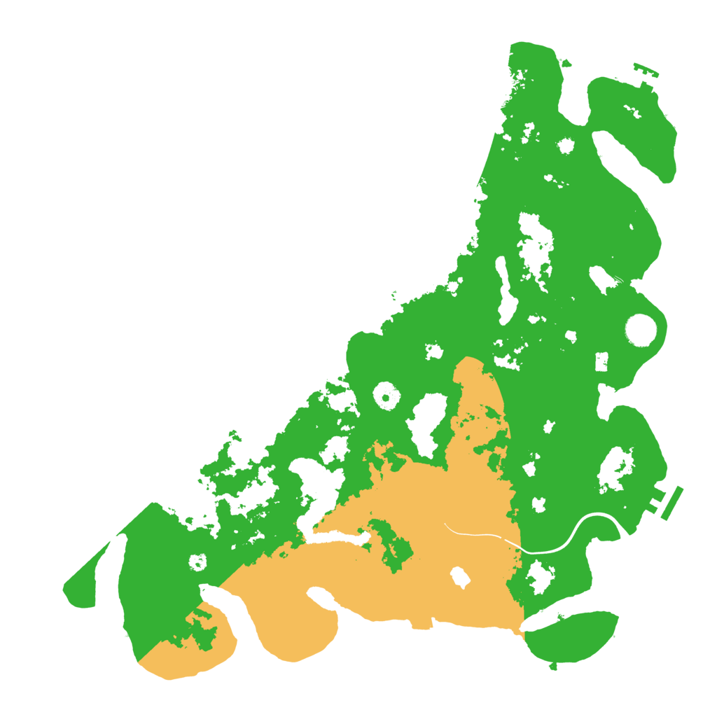 Biome Rust Map: Procedural Map, Size: 4000, Seed: 578009205