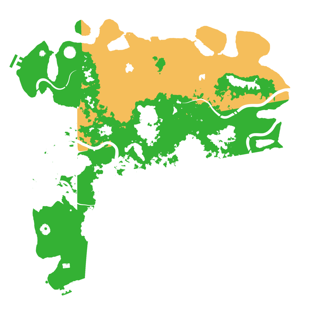 Biome Rust Map: Procedural Map, Size: 4500, Seed: 510722896
