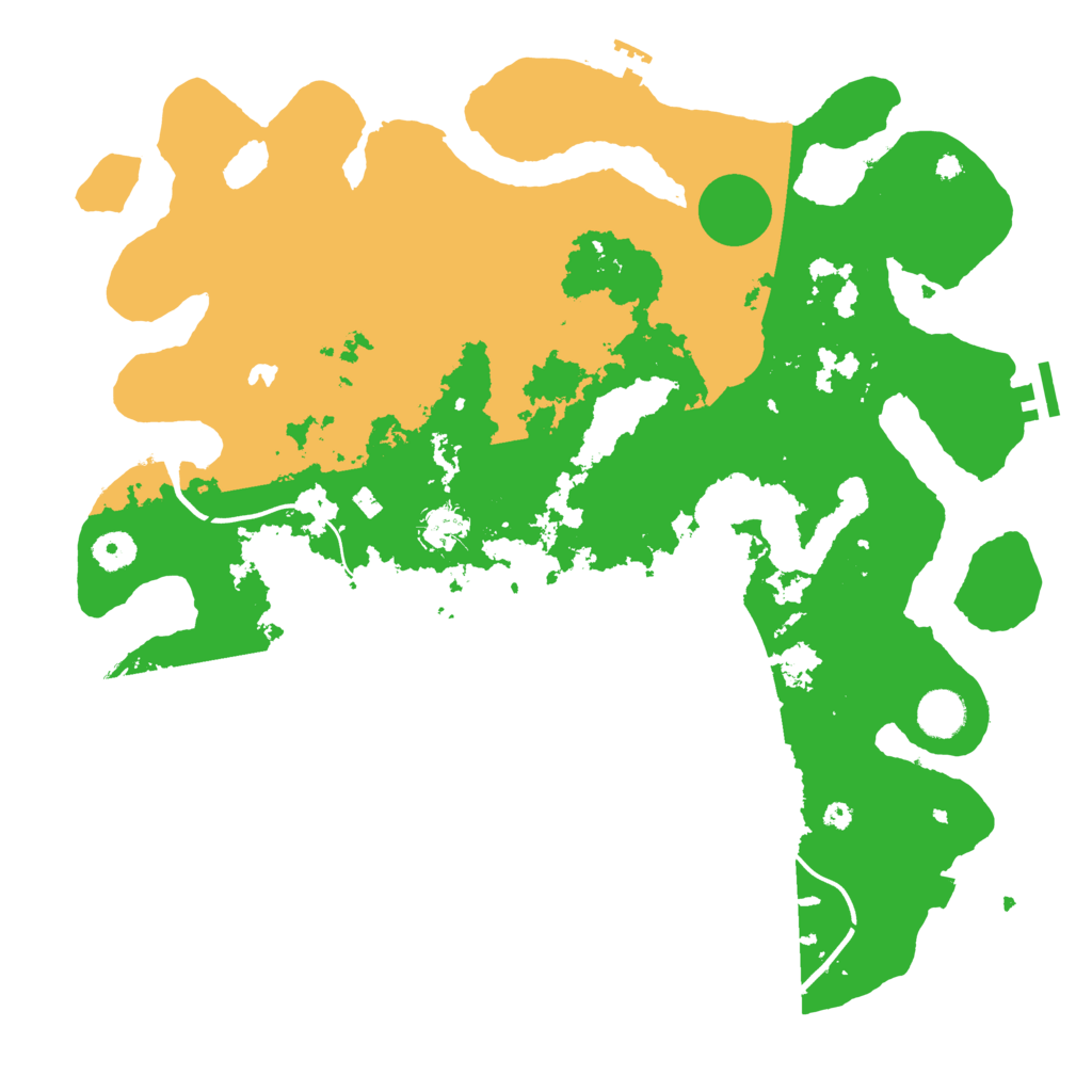 Biome Rust Map: Procedural Map, Size: 4000, Seed: 5187