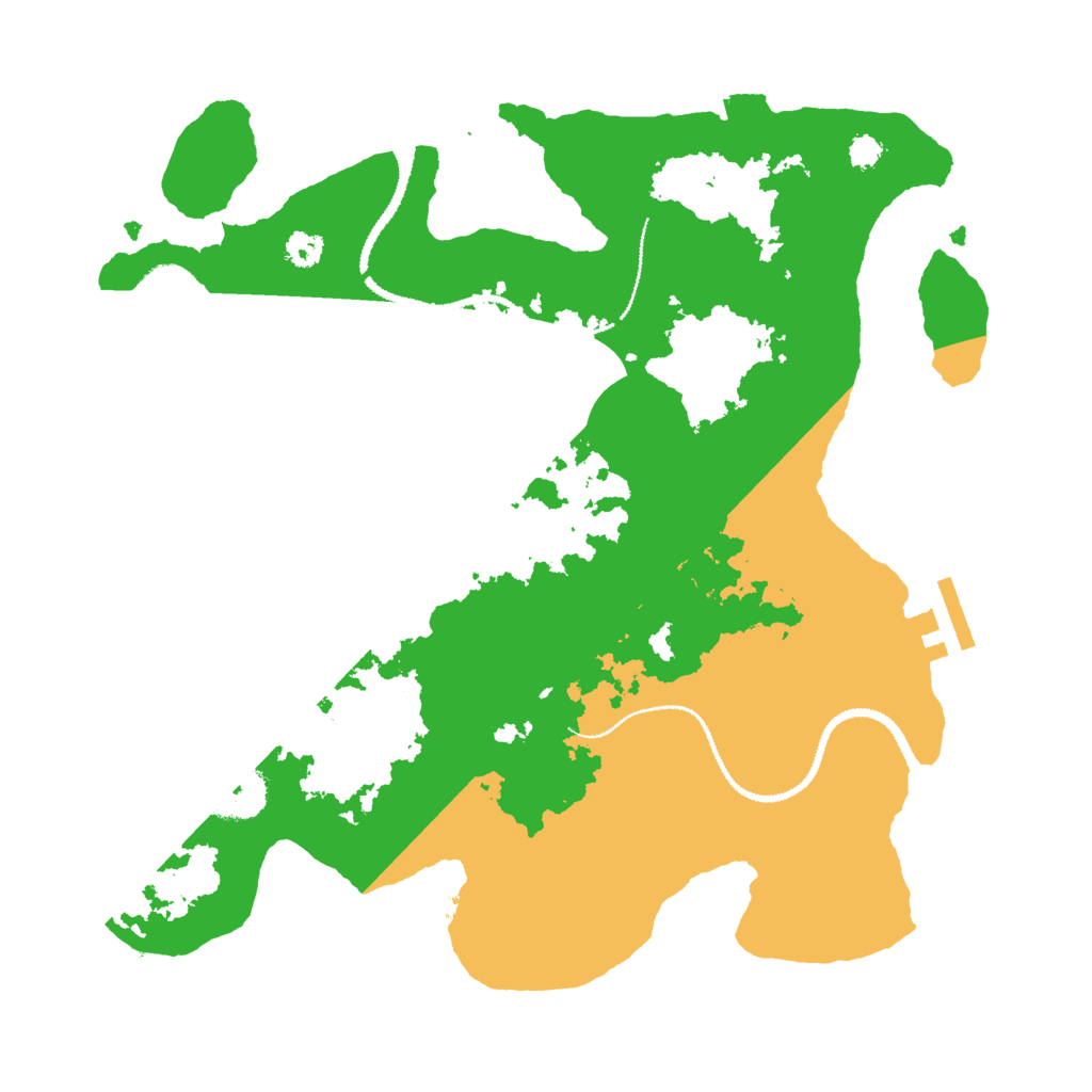 Biome Rust Map: Procedural Map, Size: 3000, Seed: 28613836