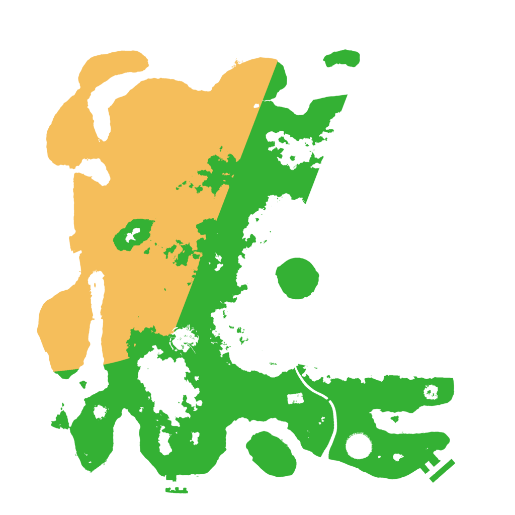 Biome Rust Map: Procedural Map, Size: 3500, Seed: 321498606