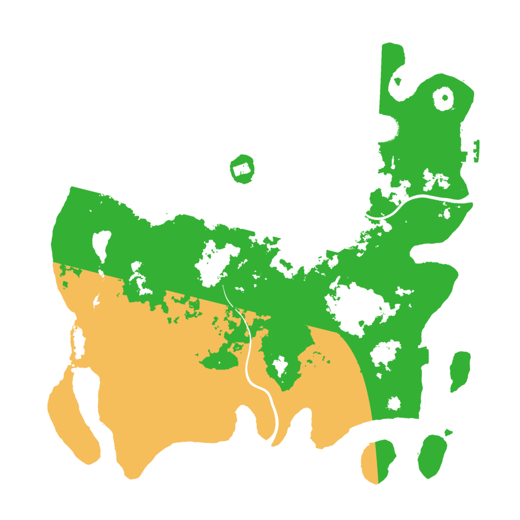 Biome Rust Map: Procedural Map, Size: 3500, Seed: 1597866640