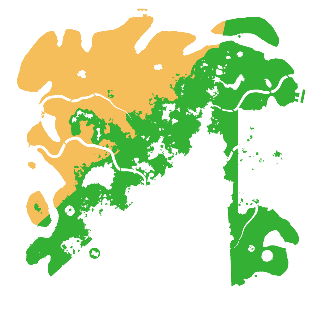 Biome Rust Map: Procedural Map, Size: 4800, Seed: 513633470