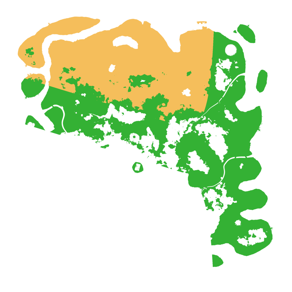 Biome Rust Map: Procedural Map, Size: 4500, Seed: 2089662081