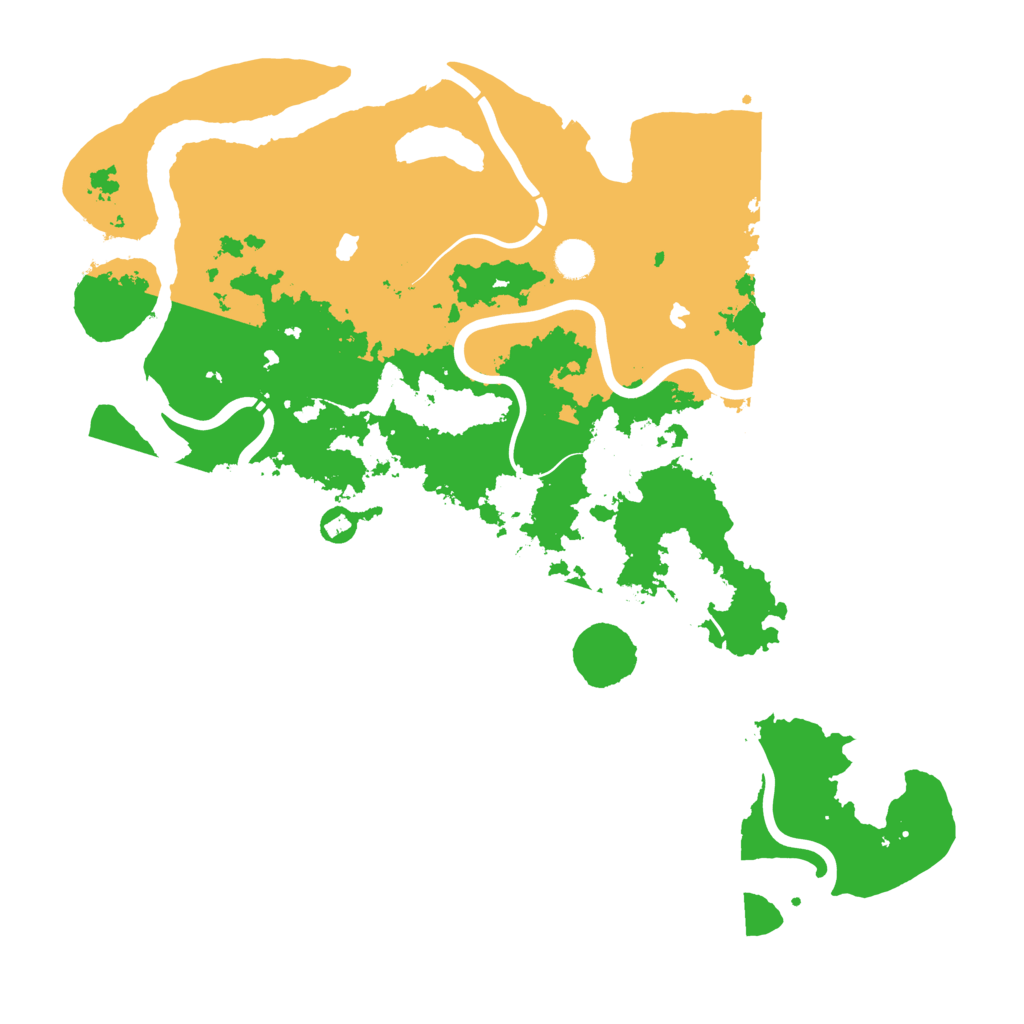Biome Rust Map: Procedural Map, Size: 4500, Seed: 2089662081