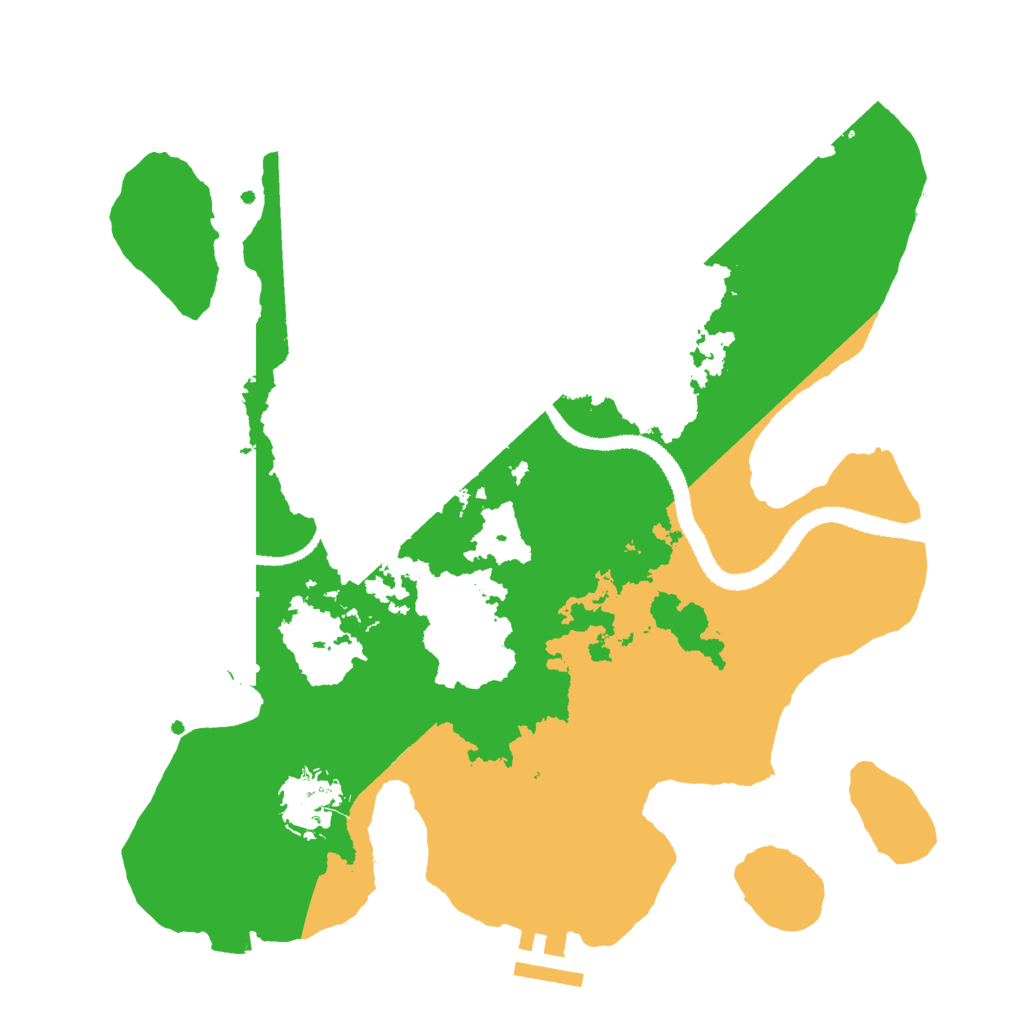 Biome Rust Map: Procedural Map, Size: 3000, Seed: 15474