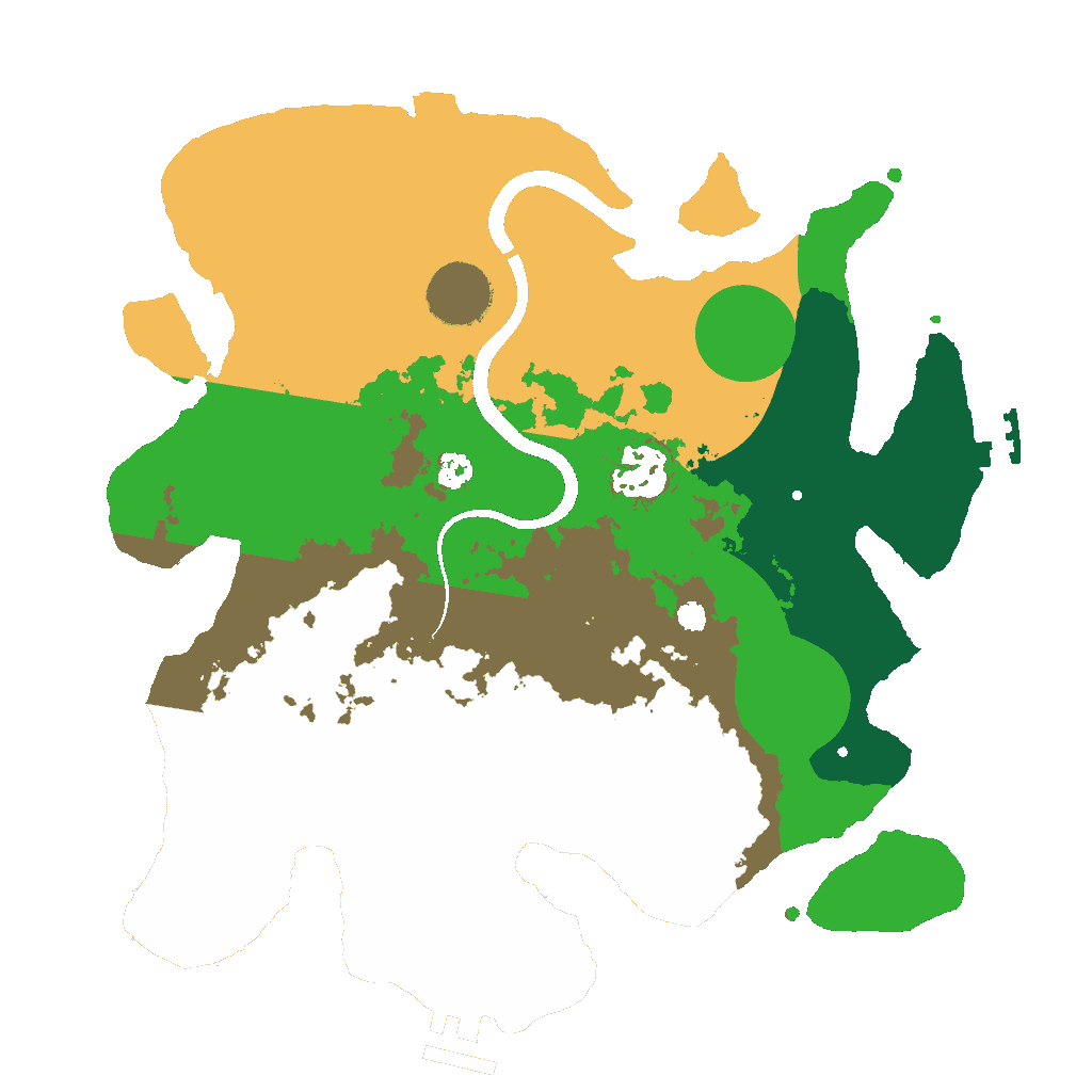 Biome Rust Map: Procedural Map, Size: 3000, Seed: 1914201528
