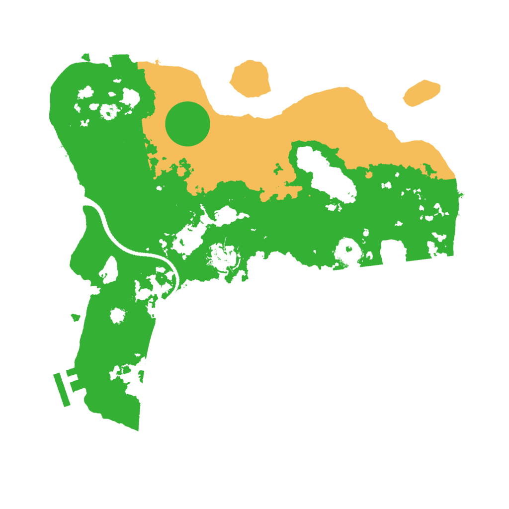 Biome Rust Map: Procedural Map, Size: 3000, Seed: 1288141988