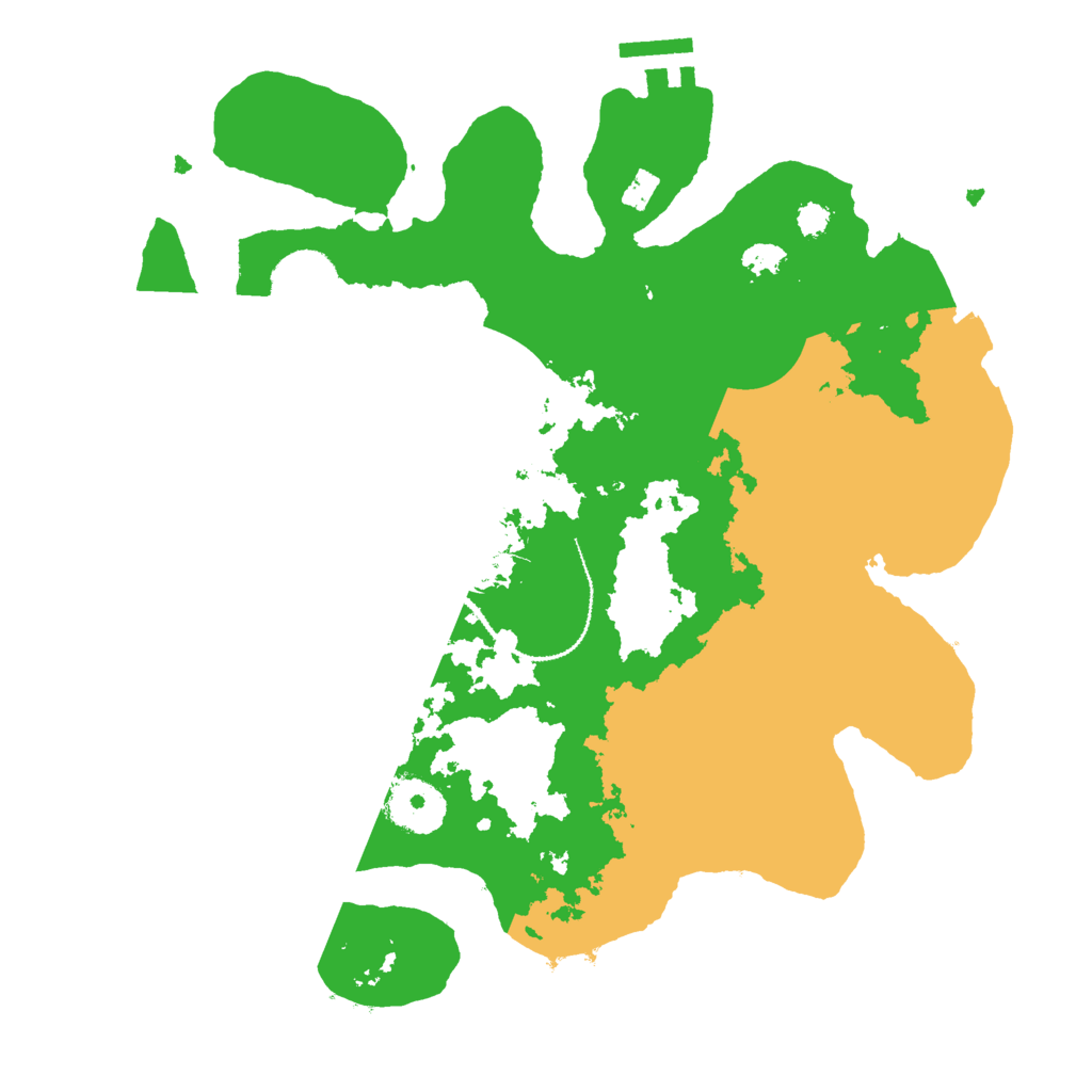 Biome Rust Map: Procedural Map, Size: 3000, Seed: 7281364