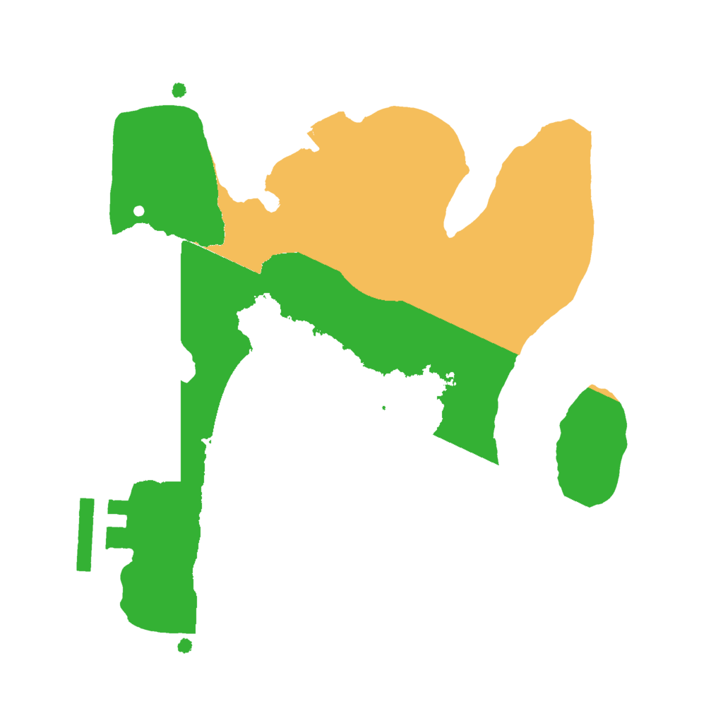 Biome Rust Map: Procedural Map, Size: 2000, Seed: 755165235