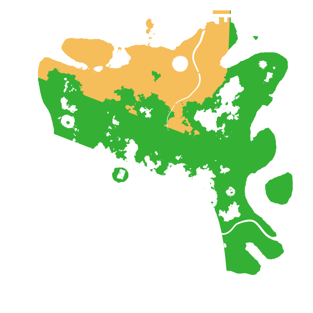 Biome Rust Map: Procedural Map, Size: 3500, Seed: 1740446040