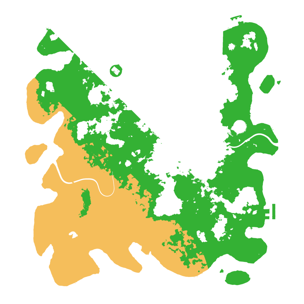 Biome Rust Map: Procedural Map, Size: 4000, Seed: 545491603