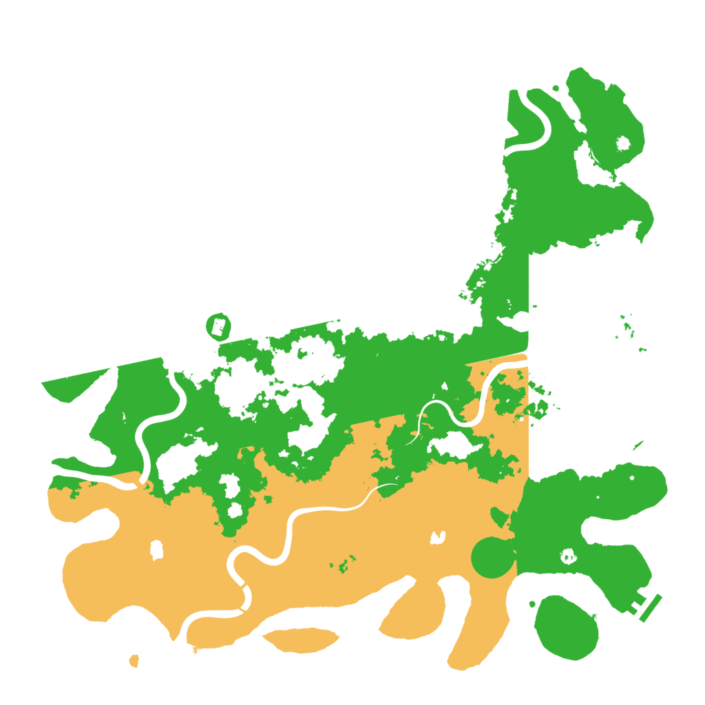 Biome Rust Map: Procedural Map, Size: 4500, Seed: 875824333
