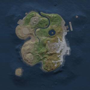 Thumbnail Rust Map: Procedural Map, Size: 2000, Seed: 1744411688, 4 Monuments