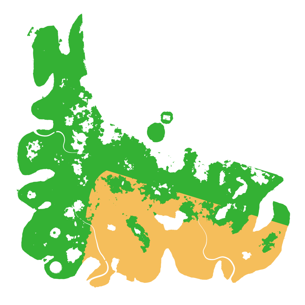 Biome Rust Map: Procedural Map, Size: 4500, Seed: 331049416
