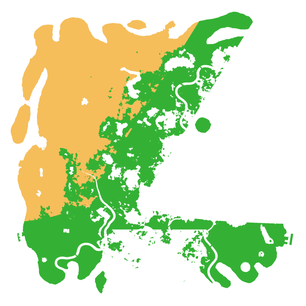 Biome Rust Map: Procedural Map, Size: 5500, Seed: 849356723