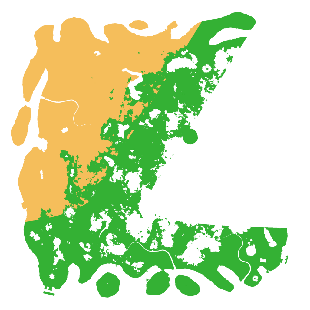 Biome Rust Map: Procedural Map, Size: 5500, Seed: 849356723